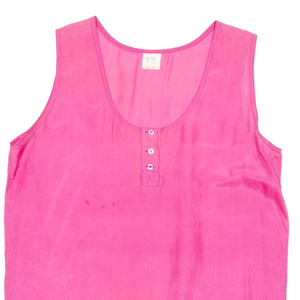 Womens Vest Pink Sleeveless M
