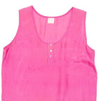 Womens Vest Pink Sleeveless M