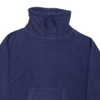 FAT FACE Womens Jumper Blue High Neck Tight Knit M