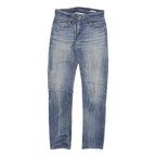 LEVI'S Mens Slim Blue Denim Stone Wash Jeans W28 L33 Stylish Casual