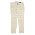 TOMMY HILFIGER Womens Jeans Beige Slim Skinny Cotton Blend W32 L30 Stylish