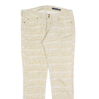 TOMMY HILFIGER Womens Jeans Beige Slim Skinny Cotton Blend W32 L30 Stylish