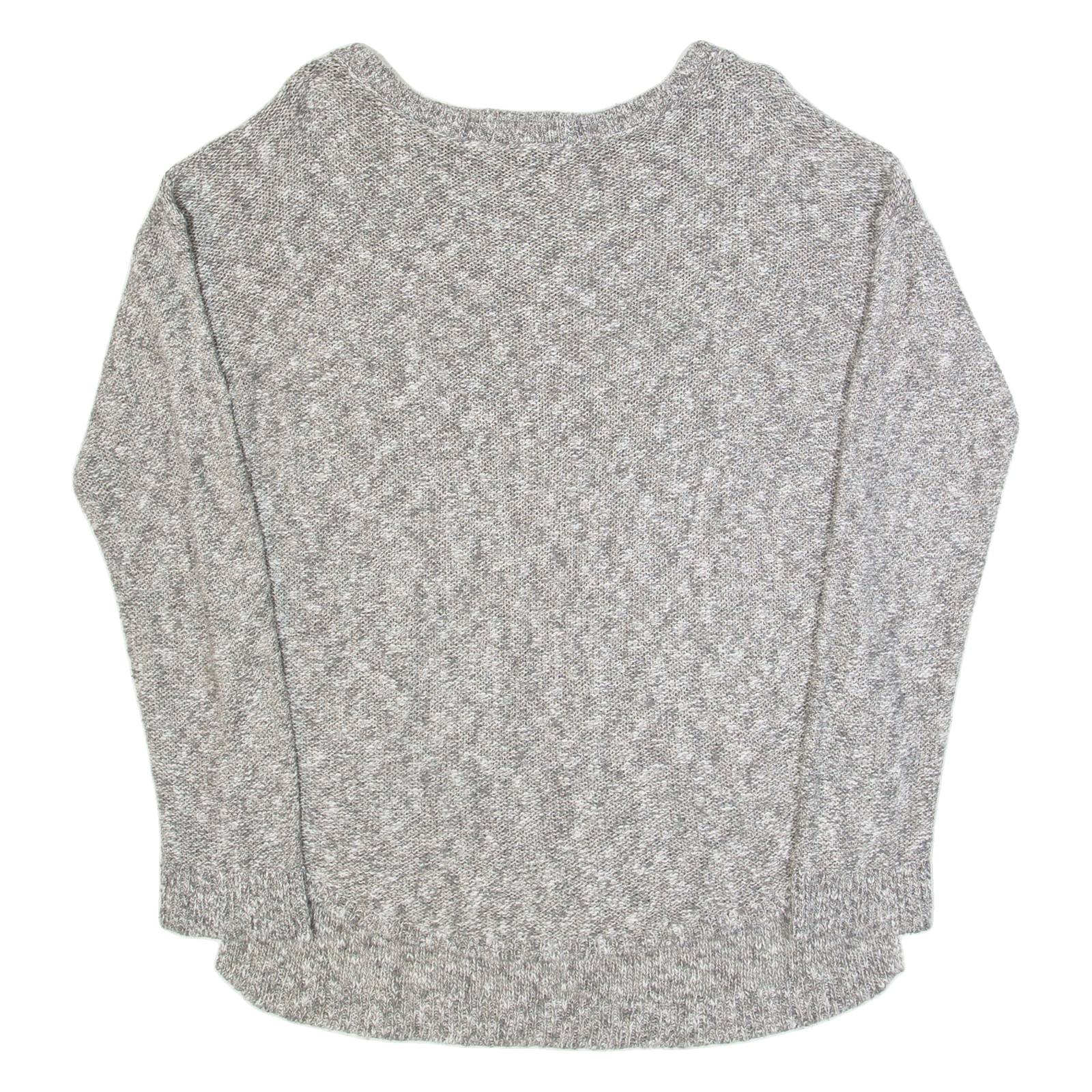 BANANA REPUBLIC Womens Jumper Grey Tight Knit M