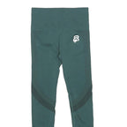 Womens Green & Dark Teal Leggings Slim Tapered S W24 L24 Polyester Blend
