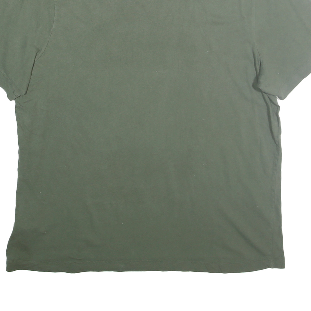 PUMA Mens Green Camouflage Graphic T-Shirt XL Short Sleeve Crew Neck Casual