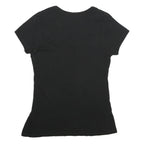 CHASE AUTHENTICS Womens Black Jimmie Johnson Graphic T-Shirt L V-Neck Cotton