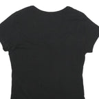 CHASE AUTHENTICS Womens Black Jimmie Johnson Graphic T-Shirt L V-Neck Cotton