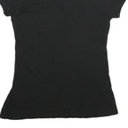 CHASE AUTHENTICS Womens Black Jimmie Johnson Graphic T-Shirt L V-Neck Cotton