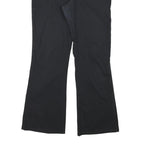 DICKIES Womens Cotton Blend Black Regular Bootcut Trousers W34 L30 Casual