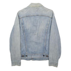 LEVI'S Womens Blue Denim Jacket S Cotton Classic Button Closure Casual Outerwear