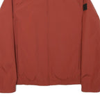PIERRE CARDIN Mens Rust Orange Jacket M Polyester Blend Zip Casual Lightweight