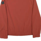PIERRE CARDIN Mens Rust Orange Jacket M Polyester Blend Zip Casual Lightweight