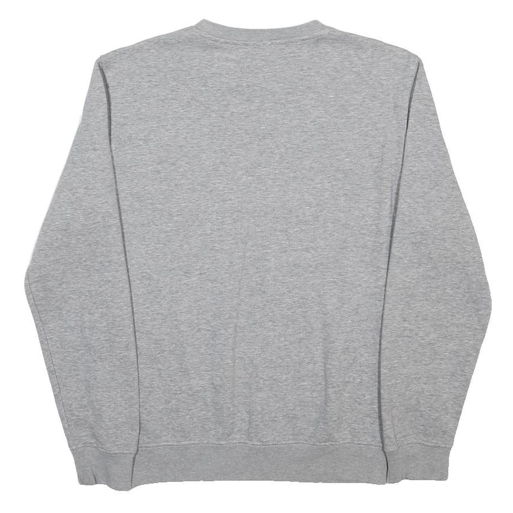 CHAMPION Mens Grey Crew Neck S Cotton Blend Sweatshirt Logo Casual Pullover