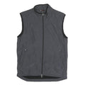 H&M Mens Black & Grey Sleeveless Zip Jacket S Polyester Blend Outdoor Vest