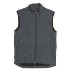 H&M Mens Black & Grey Sleeveless Zip Jacket S Polyester Blend Outdoor Vest