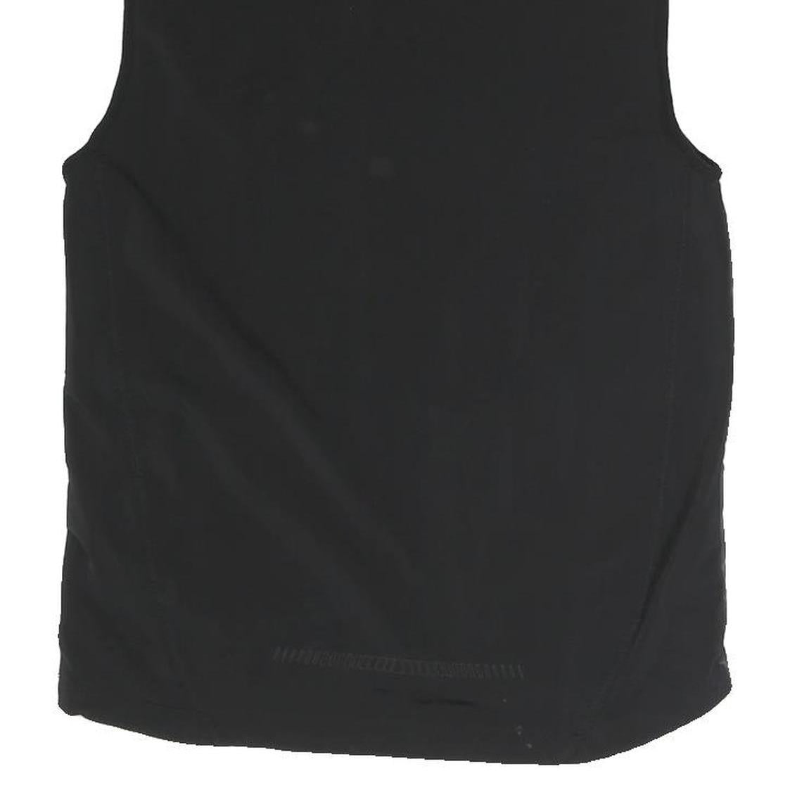 H&M Mens Black & Grey Sleeveless Zip Jacket S Polyester Blend Outdoor Vest