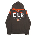 FANATICS Mens Brown & Orange CLE Football Pullover Hoodie M Cotton