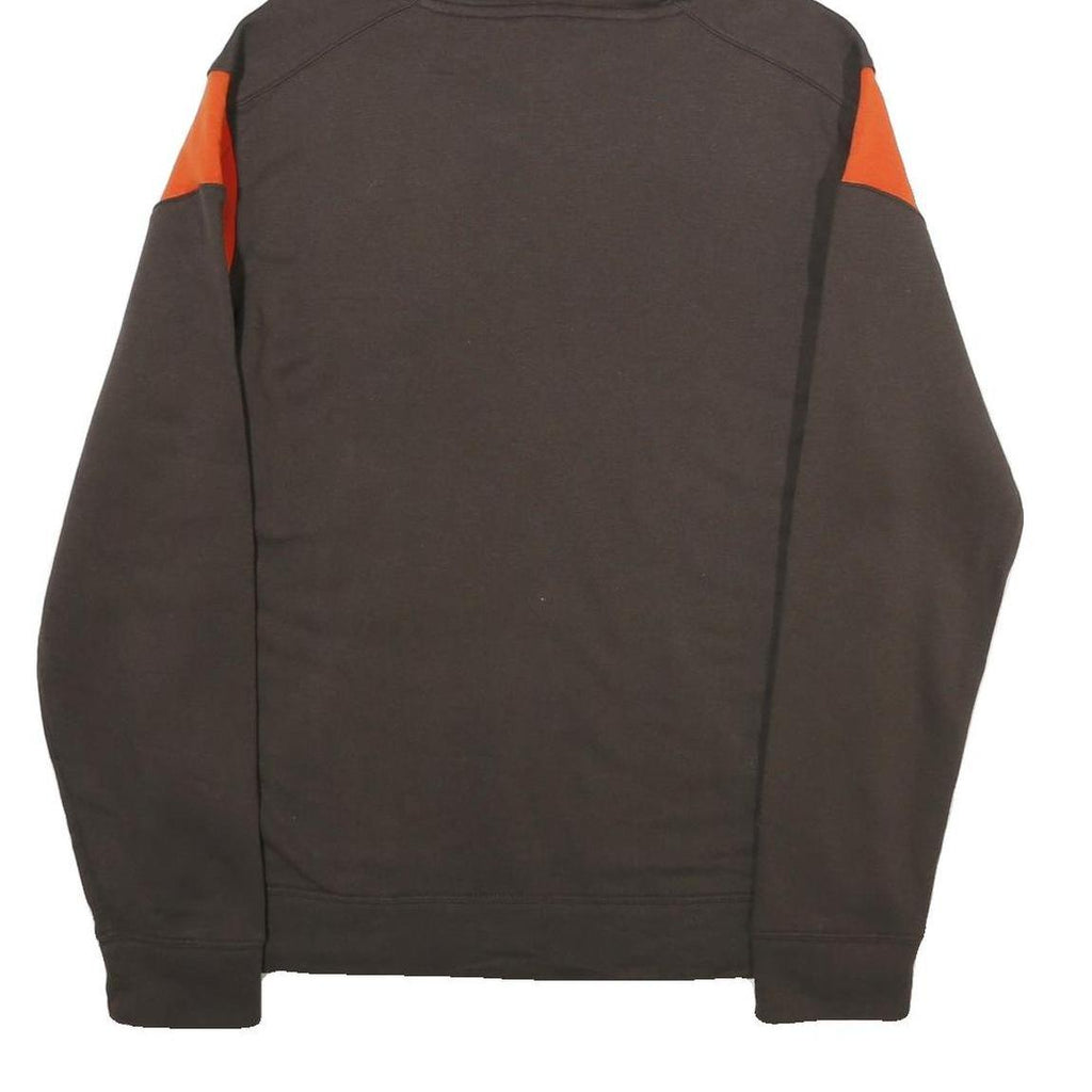 FANATICS Mens Brown & Orange CLE Football Pullover Hoodie M Cotton