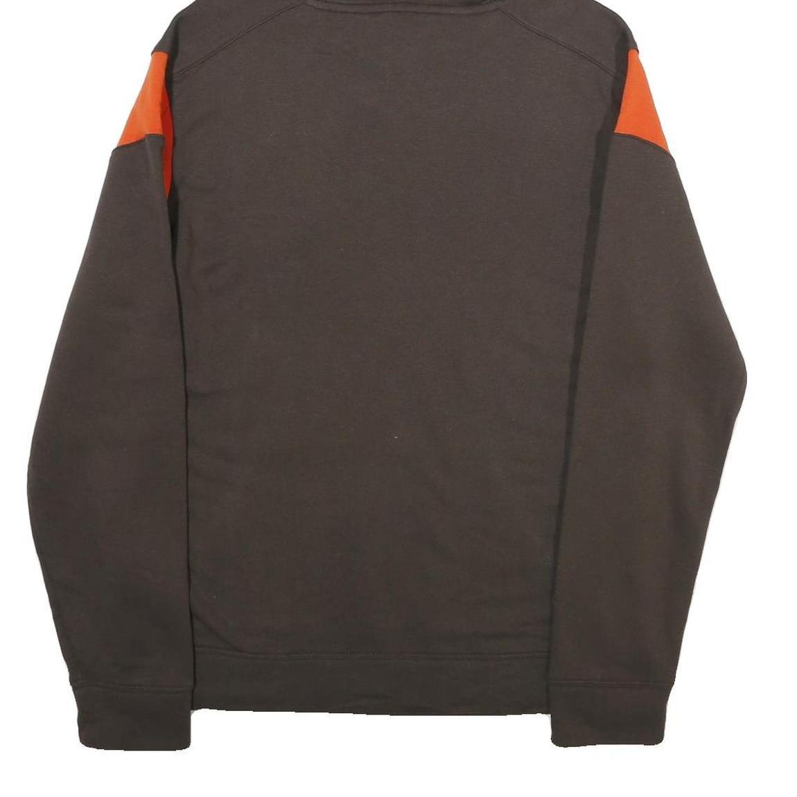 FANATICS Mens Brown & Orange CLE Football Pullover Hoodie M Cotton