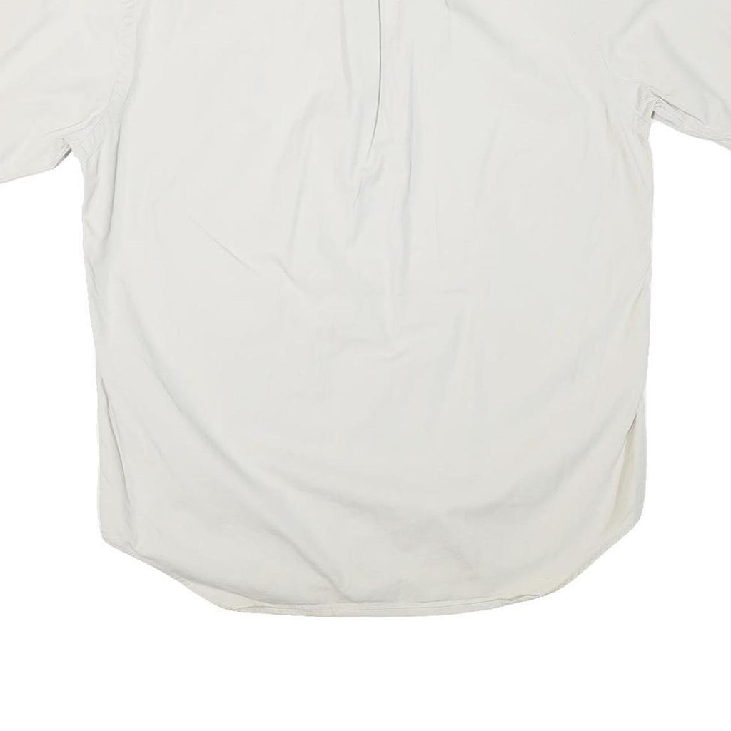 RALPH LAUREN Mens White Short Sleeve Button Down Collar Shirt M Classic Polo