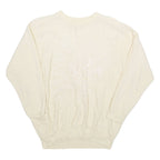RAFAEL Womens Sweatshirt Cream 90s M