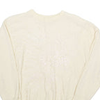 RAFAEL Womens Sweatshirt Cream 90s M