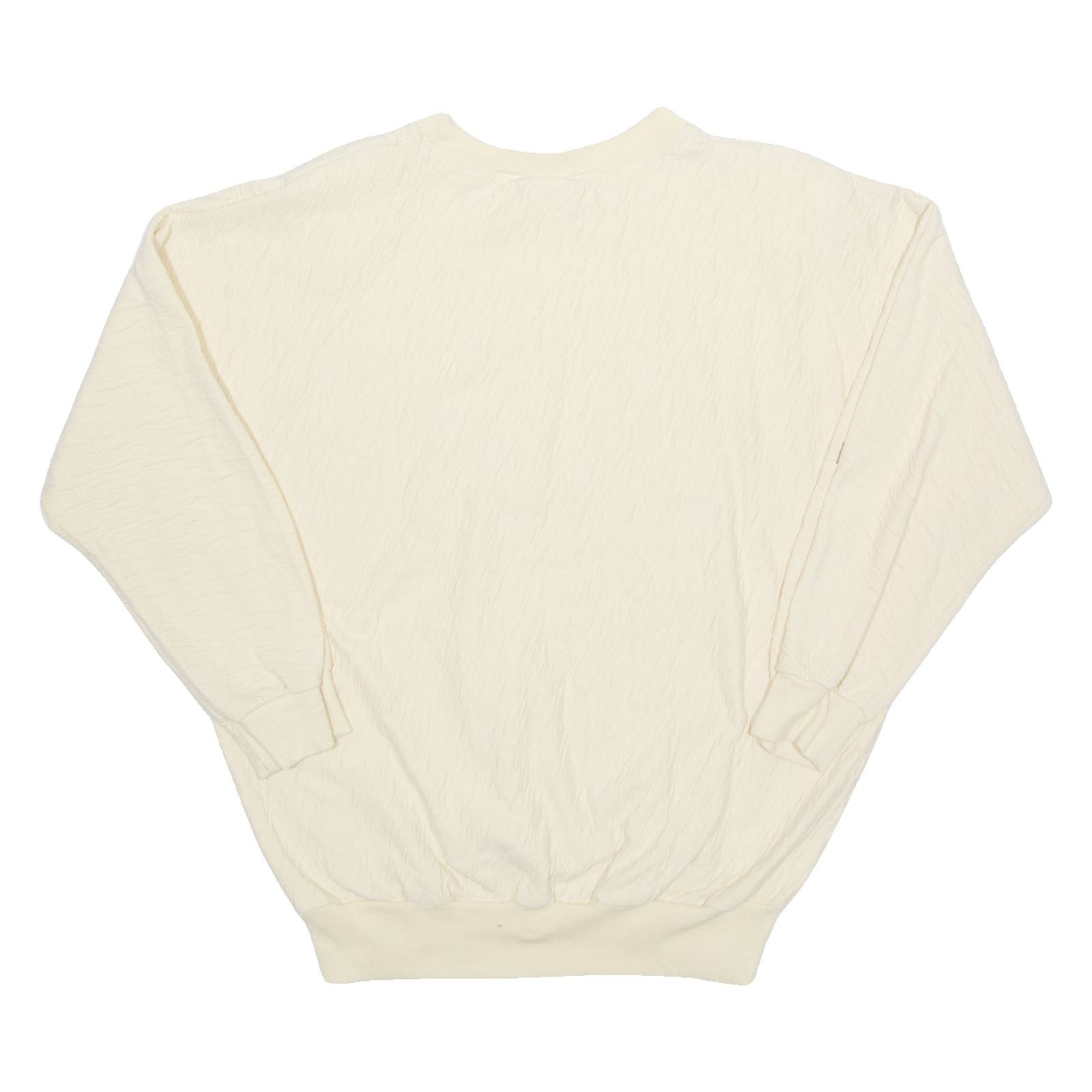 RAFAEL Womens Sweatshirt Cream 90s M