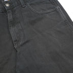 DICKIES Mens Cotton Black Slim Straight Trousers W28 L30 Workwear Zip Closure