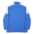PUMA Mens Blue & White Zip Up Jacket M Polyester Blend Sportswear Activewear