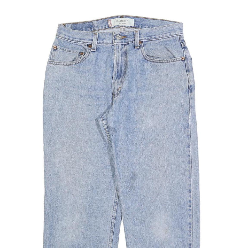 LEVI'S 550 STRAIGHT Mens Jeans Blue Relaxed Straight Denim Light W32 L27