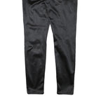 TRUE RELIGION Womens Cotton Blend Black Slim Skinny Trousers W30 L29 Stylish Zip