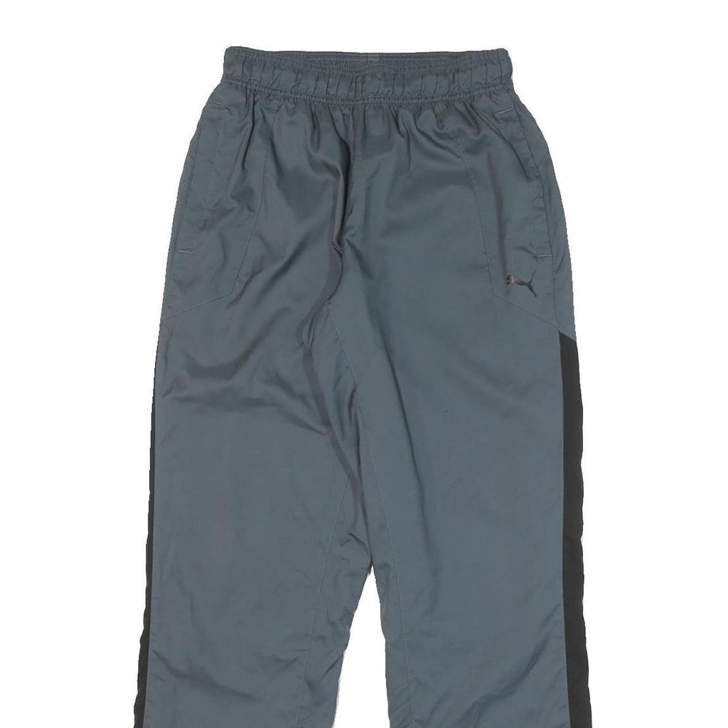 SLAZENGER Mens Polyester Blend Grey & Black Relaxed Straight Trousers W26 L31