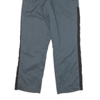 SLAZENGER Mens Polyester Blend Grey & Black Relaxed Straight Trousers W26 L31