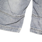 CAMP DAVID Mens Shorts Blue Denim XL W38 Casual Cotton Blend Long Length