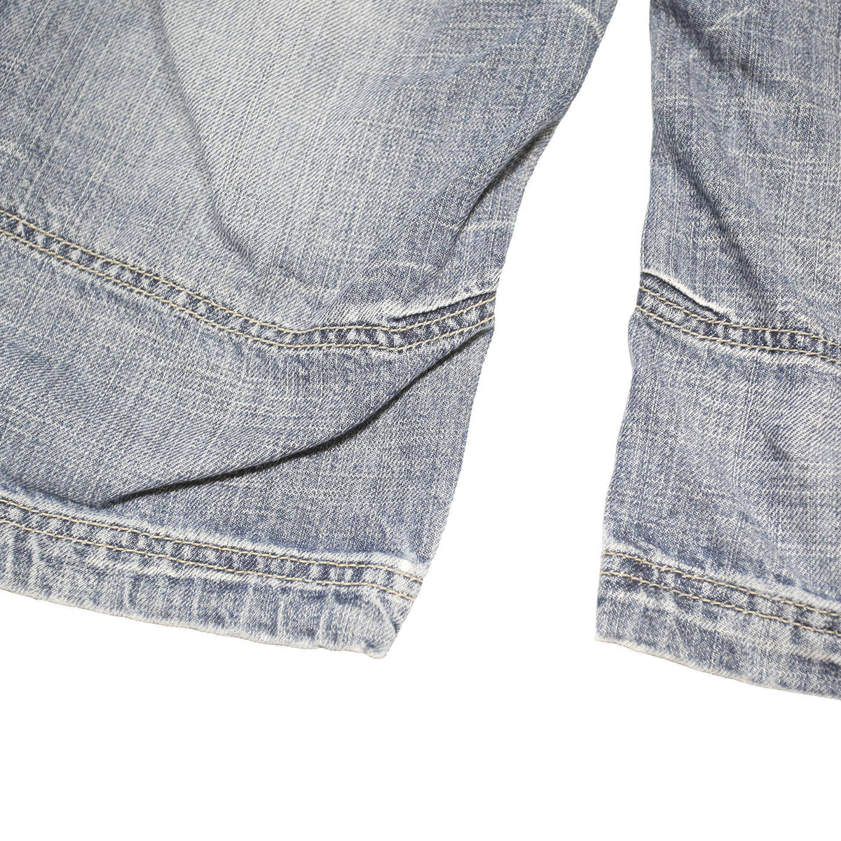 CAMP DAVID Mens Shorts Blue Denim XL W38 Casual Cotton Blend Long Length