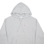 CHAMPION REVERSE WEAVE Mens Grey Pullover Hoodie M Classic Logo Cotton Blend
