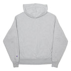 CHAMPION REVERSE WEAVE Mens Grey Pullover Hoodie M Classic Logo Cotton Blend