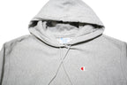 CHAMPION REVERSE WEAVE Mens Grey Pullover Hoodie M Classic Logo Cotton Blend