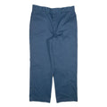 DICKIES Mens Trousers Blue Relaxed Straight W36 L28