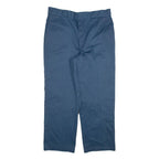 DICKIES Mens Trousers Blue Relaxed Straight W36 L28