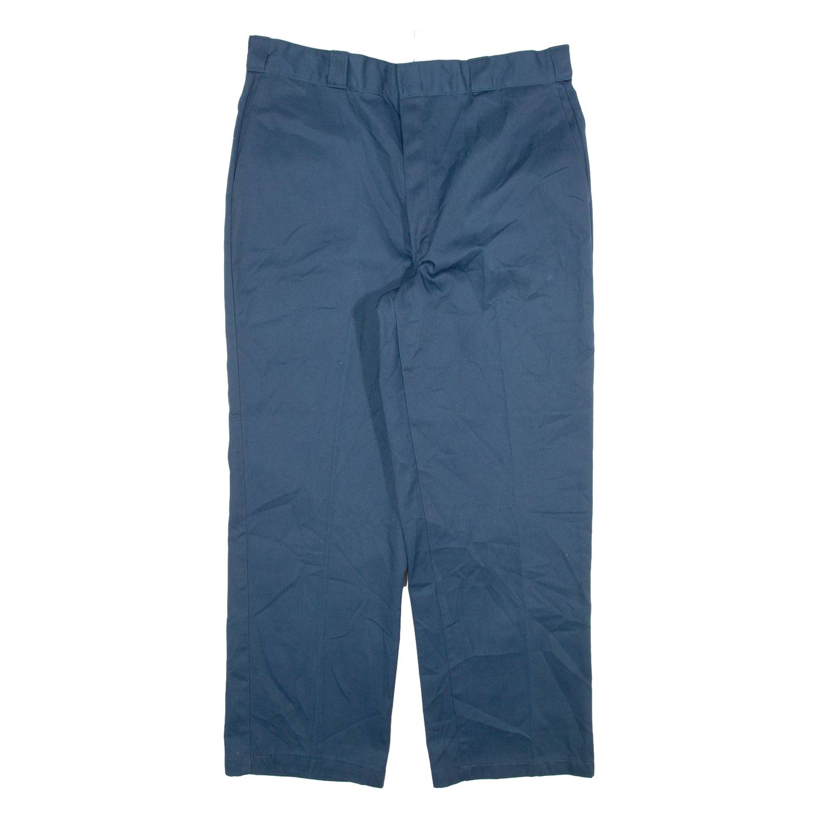 DICKIES Mens Trousers Blue Relaxed Straight W36 L28