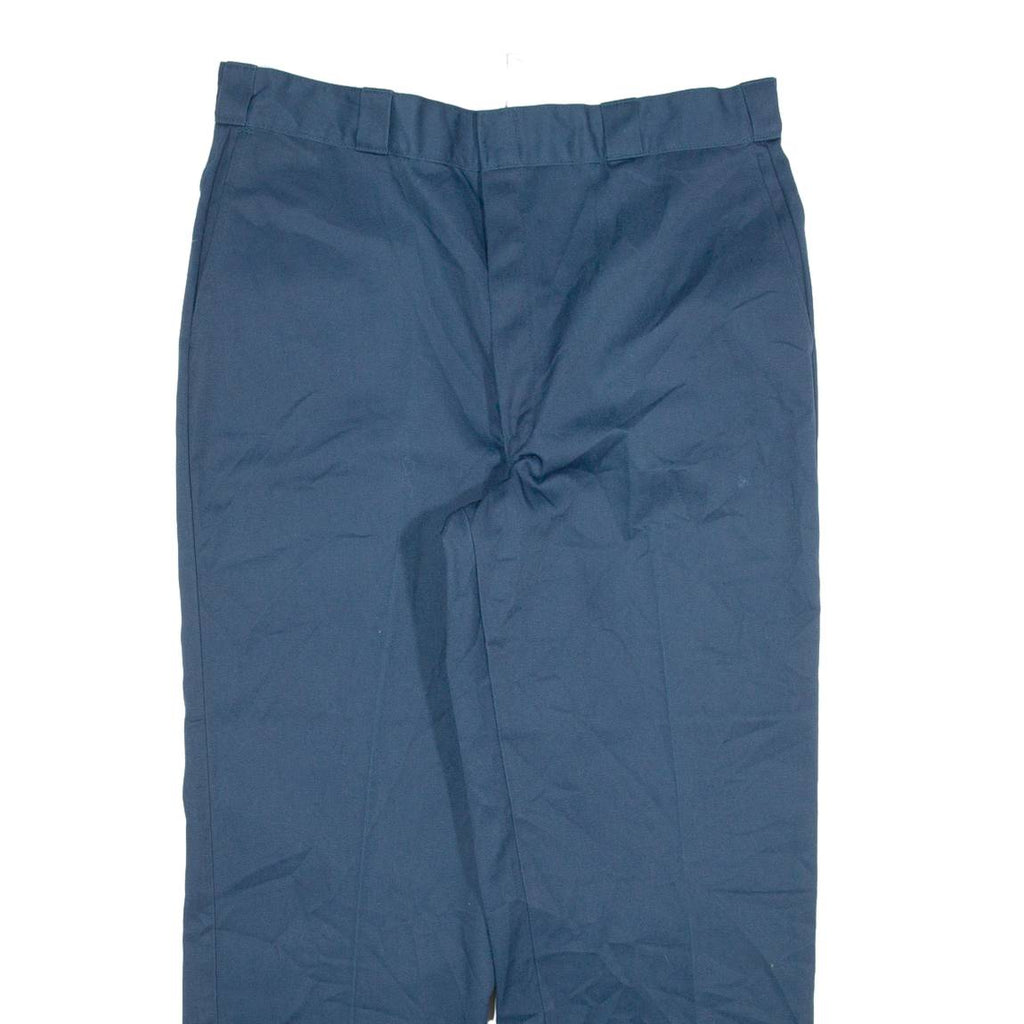 DICKIES Mens Trousers Blue Relaxed Straight W36 L28