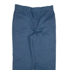 DICKIES Mens Trousers Blue Relaxed Straight W36 L28