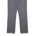 CARHARTT Mens Cotton Blend Grey Regular Straight Fit Trousers W31 L30 Workwear