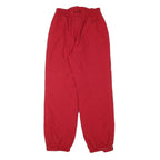 BOGNER Lined Womens Red Relaxed Fit Zip Closure Trousers W25 L28 Casual
