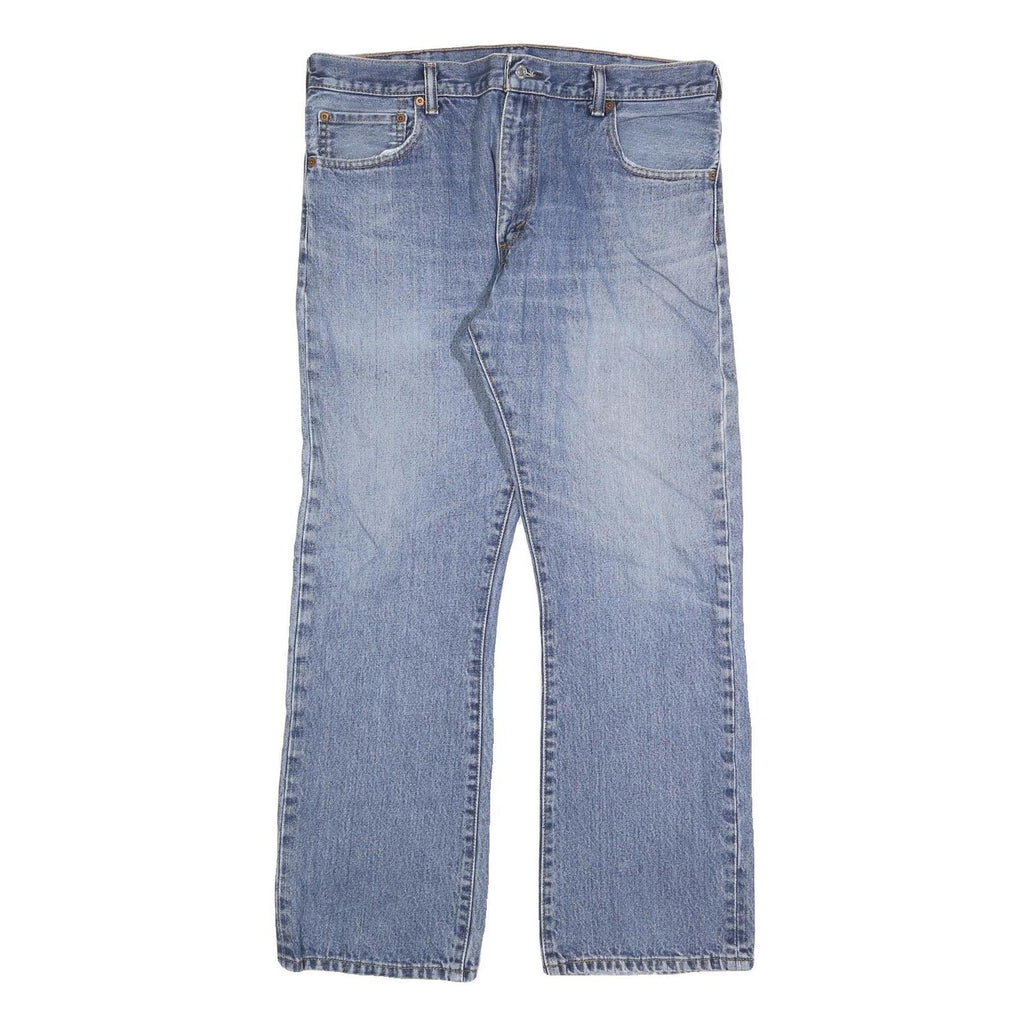 LEVI'S 517 Straight Mens Jeans Blue Regular Denim Medium W36 L30 Classic Zip