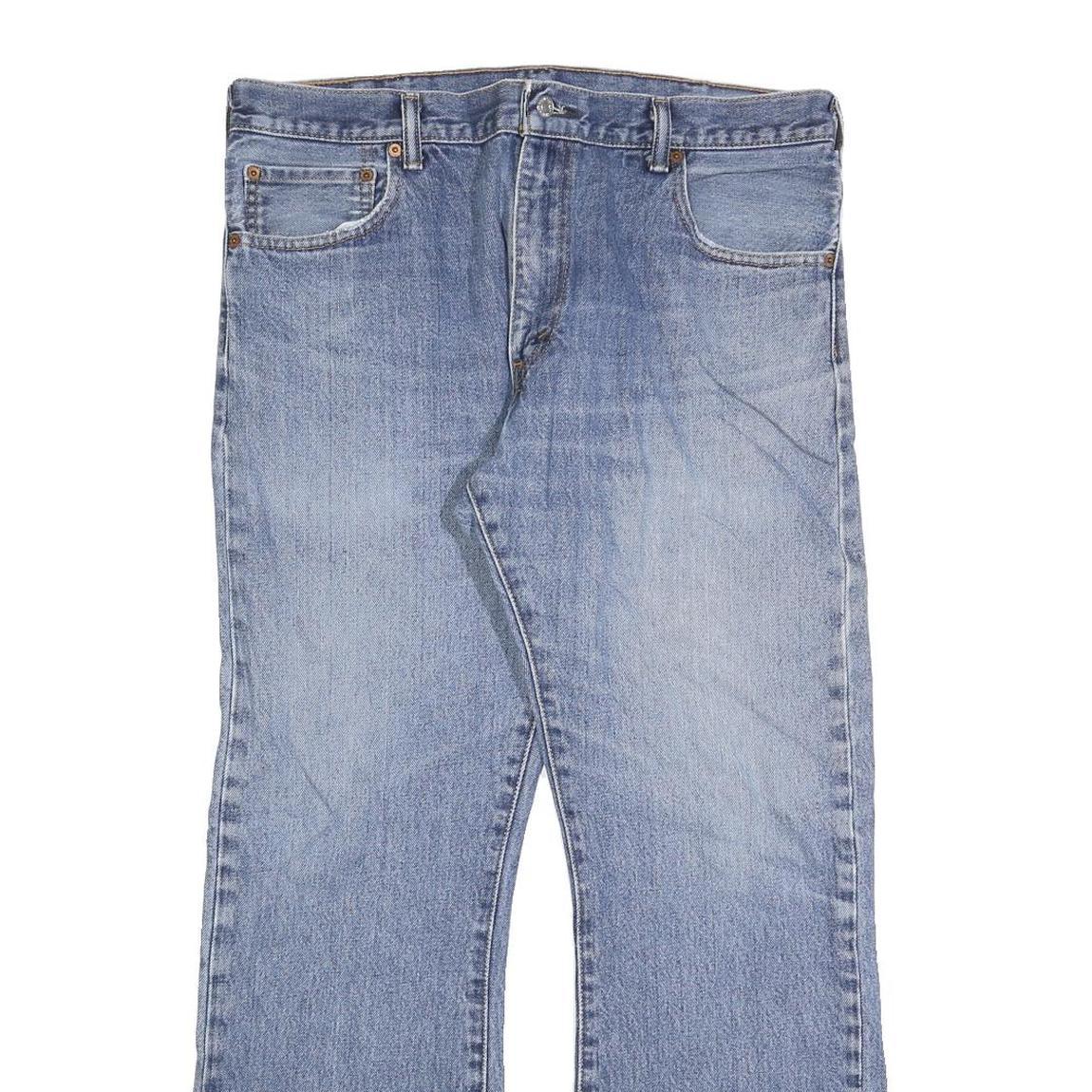 LEVI'S 517 Straight Mens Jeans Blue Regular Denim Medium W36 L30 Classic Zip