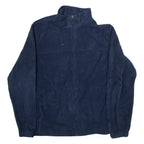 STARTER Mens Fleece Jacket Blue L