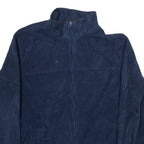 STARTER Mens Fleece Jacket Blue L