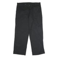 DICKIES Mens Black Regular Fit Straight Leg Trousers W40 L30 Workwear Zip